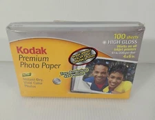 NEW Kodak Premium Photo Paper 100 Sheets 4x6 High Gloss Color 