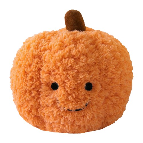 1pc Halloween Soft Pumpkin Plush Doll Smiling Stuffed Toys For Boys Girls