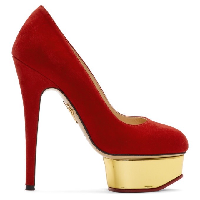 CHARLOTTE OLYMPIA レッドサンダル 35.5 Charlotte Olympia | Shoes | Charlotte Olympia Red Wedges