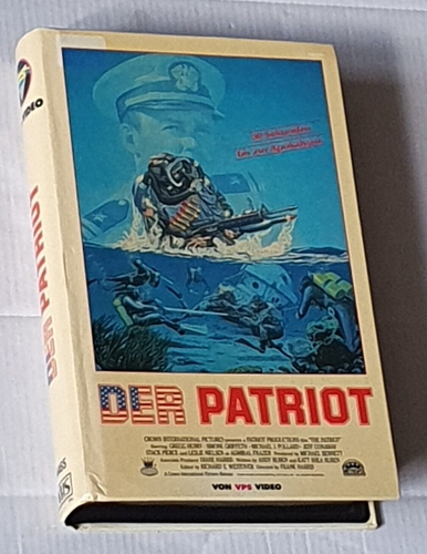 Der Patriot*bedruckte VPS Weichplastik Buchhülle *Sammler*NO VHS nur Hülle