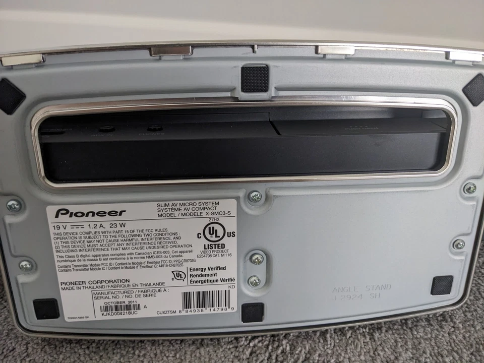 PIONEER X-SMC3-S Slim AV Micro System FOR PARTS - Image 4 of 4