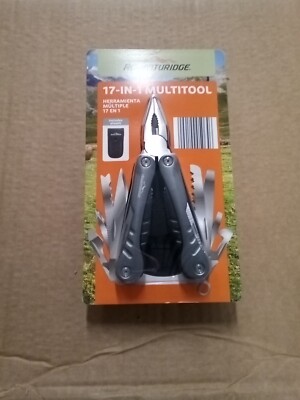 ADVENTURIDGE 17-in-1 Multi Tool With holder New Factory Sealed 