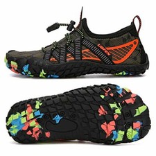UBFEN Water Shoes for Kids Boys Girls Aqua Socks Barefoot Beach Sports Swim Pool
