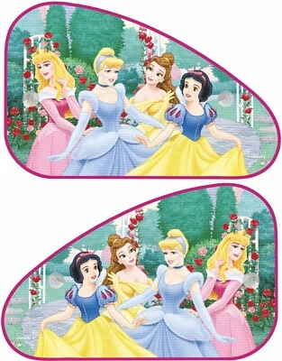 DISNEY Princess textile Sonnenschutzblende 2er Set Prinzessinnen zwei Stück