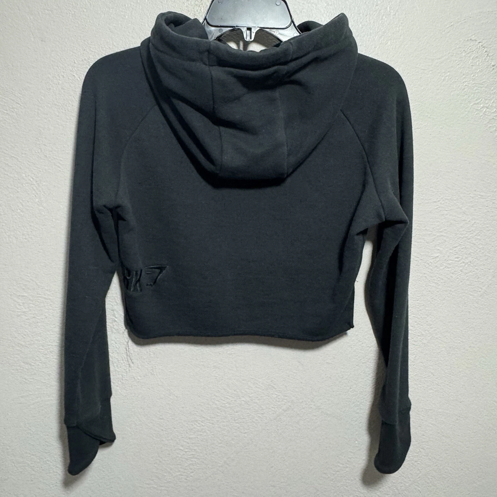 gymshark cropped pullover hooded sweatshirt yoga hoodie