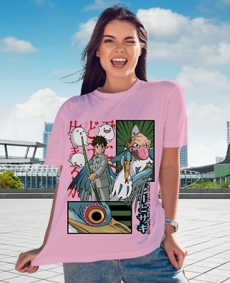 T-shirt Vintage Anime Manga - Unisexe - Taille Unique - Neuf Avec étiquettes