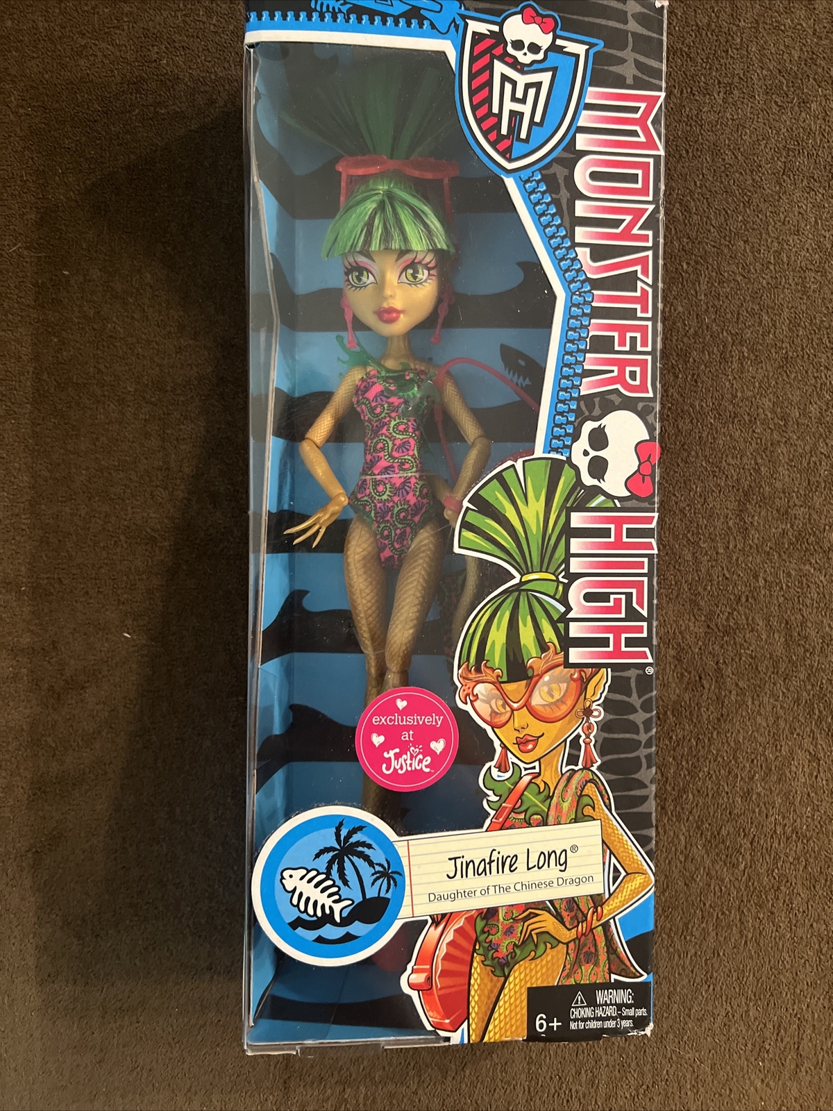 Boneca Jinafire Long Monster High Filha Dragão Chinês 2013