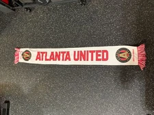 Atlanta United Scarf Ruffneck White And Red Scarf