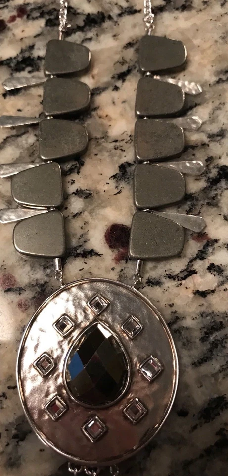 Collar SILPADA Amarillo N3449 Pirita Esterlina y Swarovski Antes $249 Foto 2 de 4