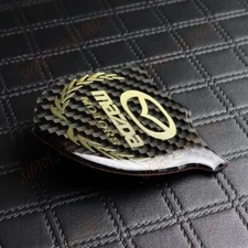 X2 Mazda VIP Carbon Fiber 3D Car Front Body Trunk Rear Side Badge Emblem Sticker