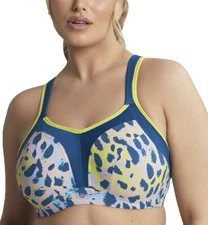 Sculptresse Activate Non-Padded High-Impact Underwire Sports Bra (9441)- Prints