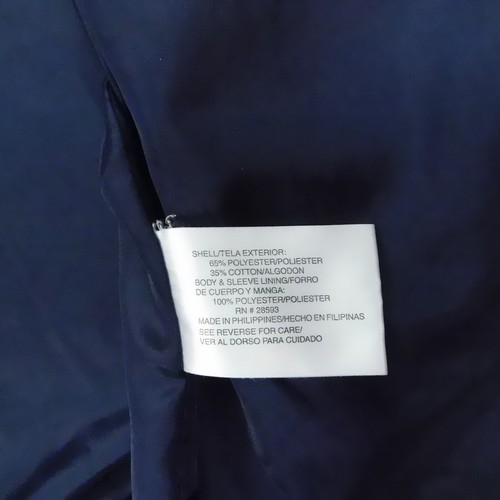 VTG Members Only Mariner Jacket Mens L Windbreaker Zip Up Coat Tan/Blue - Picture 5 of 20