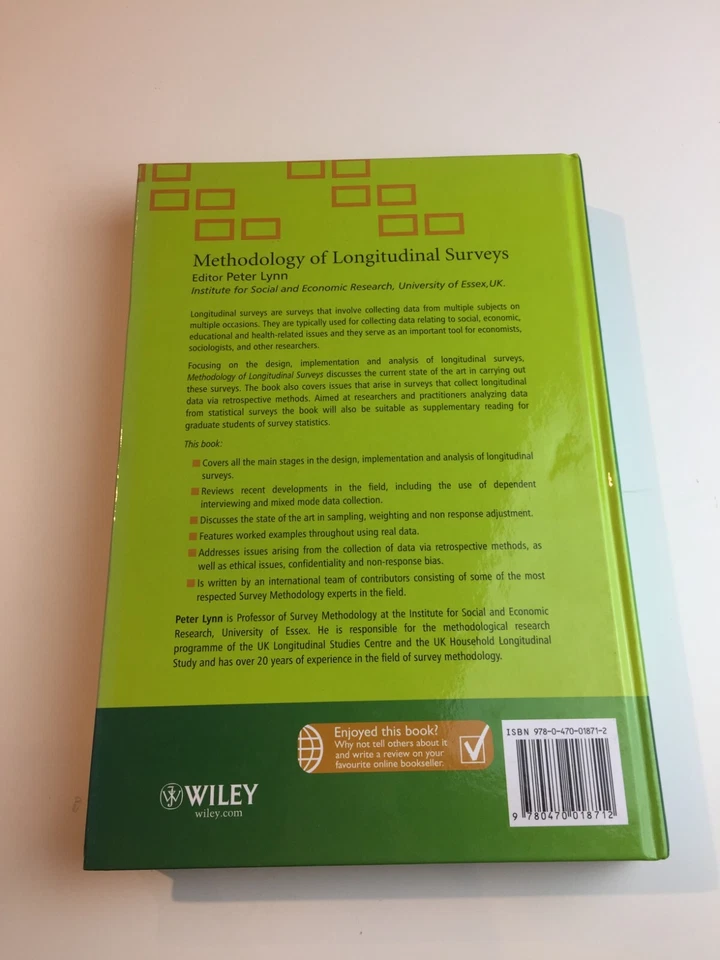 Methodology of Longitudinal Surveys - Image 2 of 4