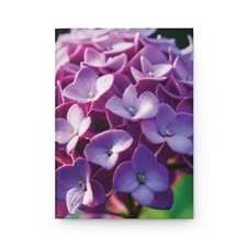 Journal, hardcover, matte, in authentic design "Hydrangea flower"