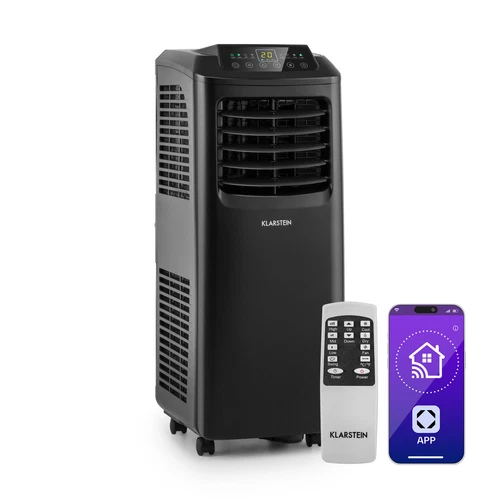 Klimaanlage mobiles Gerät Ventilator 9000 BTU 2,6 kW EEK A Fernbedienung Schwarz