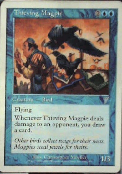 Thieving Magpie - 7th Edition: #104, Magic: The Gathering Nm R100