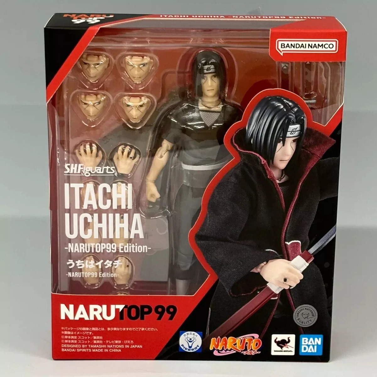 S.H.Figuarts Naruto Itachi Uchiha NARUTOP99 Edition TAMASHII