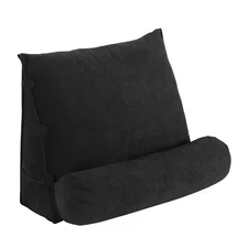 2in1 Wedge Pillow Bed Reading Pillow Bedrest Lumbar Neck Back Support Cushion