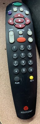 Original Polycom TV Remote Control T90518 Free Shipping Tested (3001)