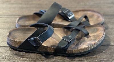 White Mountain Gracie Women's Footbed Sandals Leather Size 10