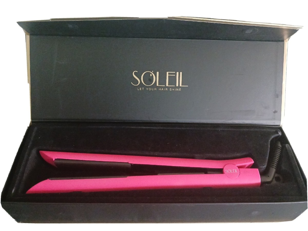 Soleil Flat Iron Hot Pink Magnetized Ceramic Plates | eBay display picture 3