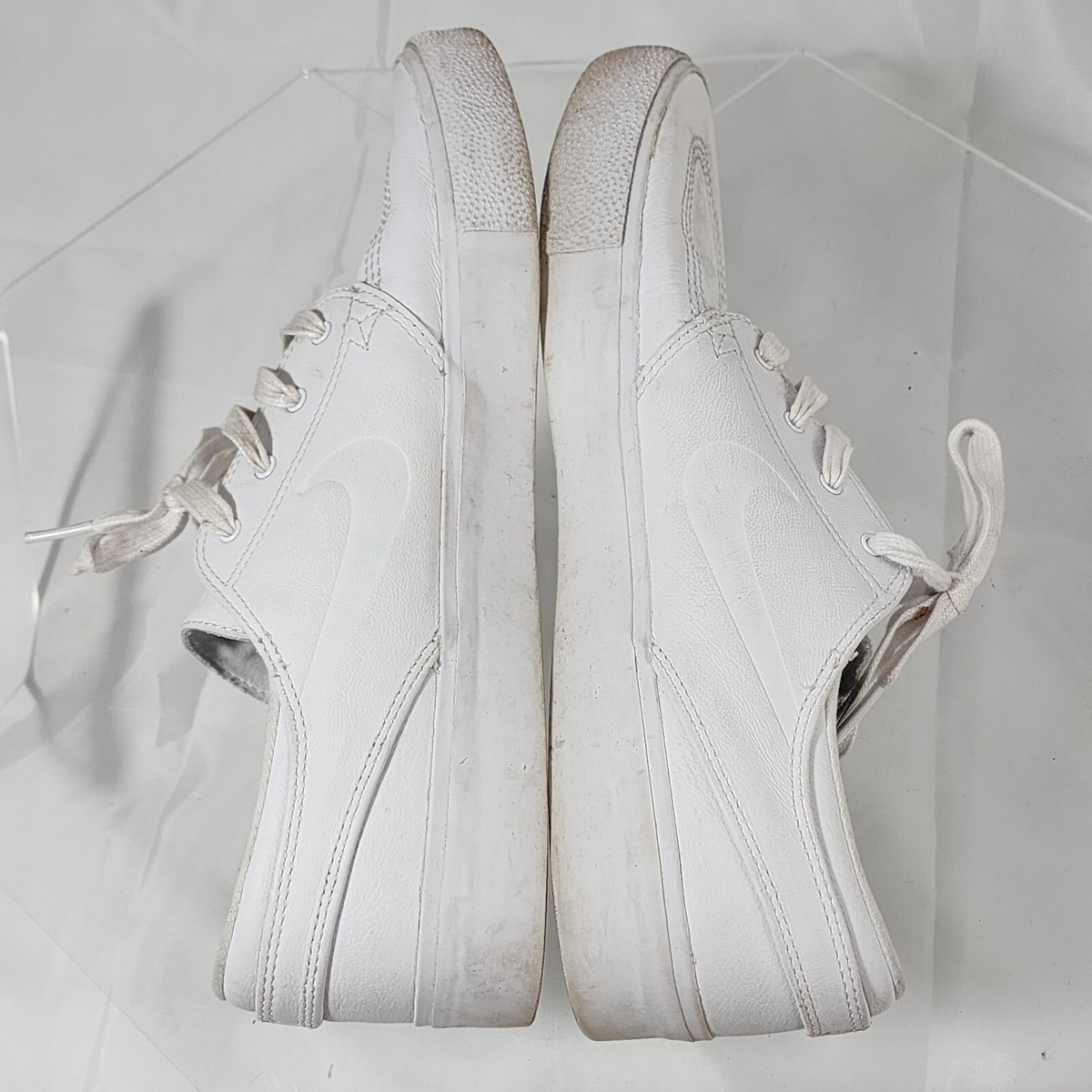 Nike SB Stefan Janoski RM Premium SB White Leather CI2231-102 Sneakers Mens 7 Nike SB Zoom Stefan Janoski Rm Premium Shoes - white (white  main image 3