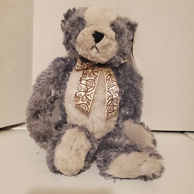 Ganz Stuffed Gray Bear Plush Toy 