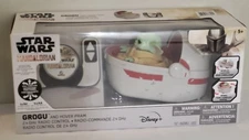 New Star Wars The Mandalorian Grogu & Hover Pram Baby Yoda Remote Control RC Toy