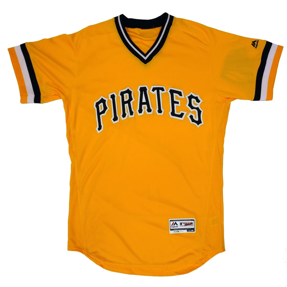 Mens MLB Pittsburgh Pirates Authentic On Field Flex Base Jersey - Retro  Gold Alt