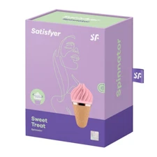 Satisfyer Pink Sweet Treat Rotating Clit Stimulator  Rechargeable Waterproof