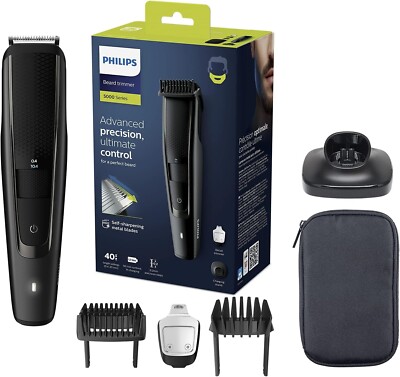 PHILIPS Barttrimmer Series 5000 mit Lift and Trim Pro System BT5515/13 schwarz