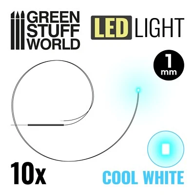 micro Lumières LED Blanche Froid - 1mm - Décors Modélisme Infinity Dioramas