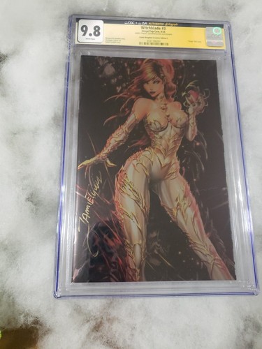 WITCHBLADE #3 CGC 9.8🔥 NYCC FOIL VIRGIN EXCLUSIVE 2024 LTD🔥SIG🔥JAIME TYNDALL - Picture 5 of 15