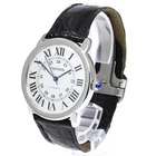 Cartier Ronde Solo de Cartier XL W6701010 42mm SS Silver Dial Watch #C6937