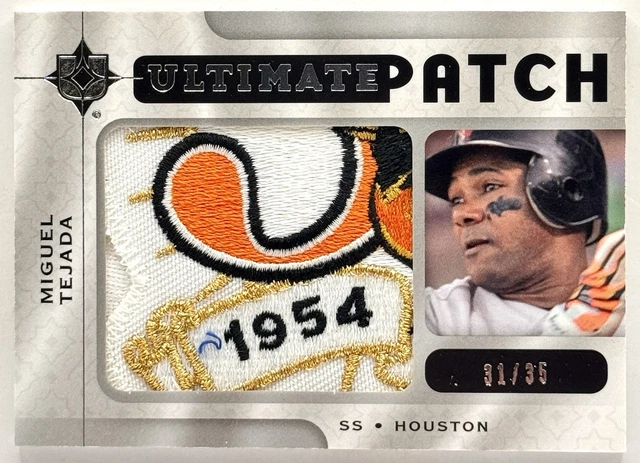 2009 Upper Deck Ultimate Jumbo Patch Miguel Tejada 31/35 Baltimore Orioles
