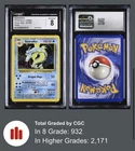 Gyarados 6/102 Base Set Holo Rare 1999 CGC 8 NM/MINT