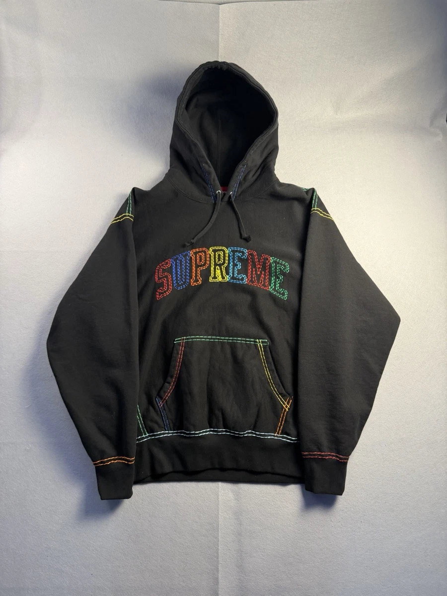 Supreme Black Cotton Hoodies & Sweatshirts for Men for Sale | Shop