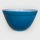 Vintage PYREX Blue (23) 401 1 1/2 Pint Glass Mixing Bowl Nesting USA Retro
