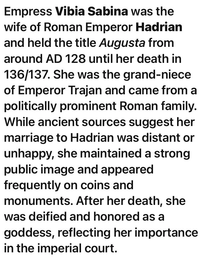 Moneda Romana Denario de Plata Emperatriz Sabina 117-137AD Concordia Sentada Bonito Detalle Foto 4 de 4