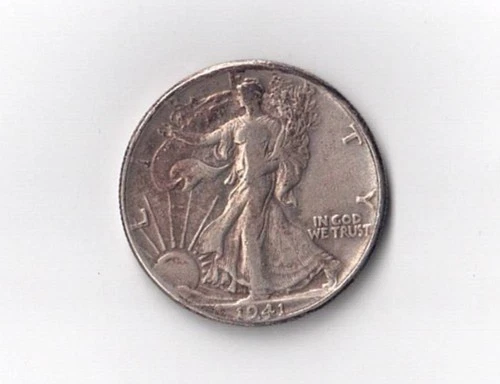 1941 Walking Liberty Silver Half Dollar | Philadelphia | Fine Condition