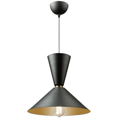 Artcraft Lighting SC13292BK Tempo Pendant Matte Black and Brass