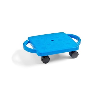 Hand2mind Blue Indoor Scooter Board with Handles, Sit Down Floor Scooter, Gym...
