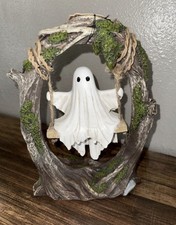 Swinging Ghost Halloween Decor New