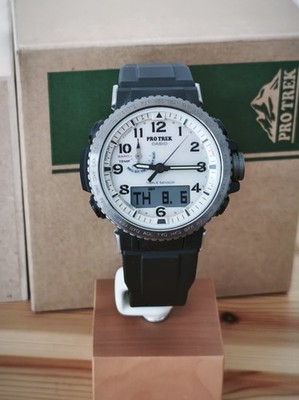 Casio Pro Trek PRW-50Y-1BER Funk,Solar mit elfenbeinfarbenem Zifferblatt
