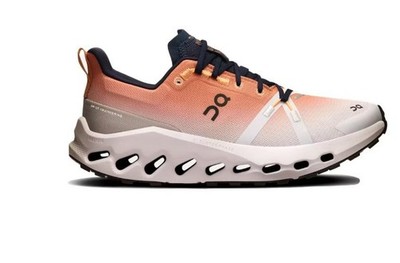 NEW WOMENS ONCLOUD CLOUDSURFER TRAIL WATERPROOF SANDSTONE & SILVER SIZE 9.5