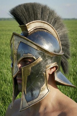 Medieval Roman Centurion Design Engraved Helmet Queen's Guard Helmet