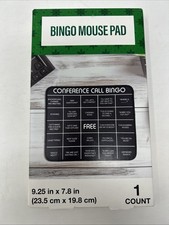 FESTIVE VOiCE BINGO MOUSE PAD 9.25 in x 7.8 in 23.5 cm x 19.8 cm 1COUNT
