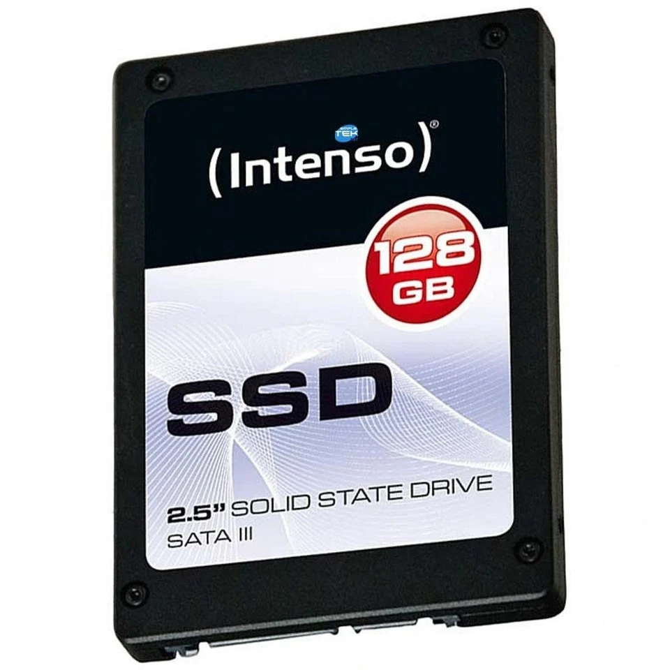 Intenso SSD SATA 3 2,5 " 128gb Bremsscheibe Wurde Massiv Computer Noteboo Holt - Bild 3 von 4