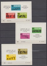 Mexico - 1967  19th Olympic Games, Mexico  S/S (MNH)