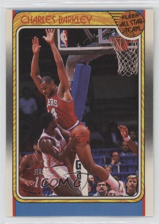 1988-89 Fleer Fleer All Star Team Charles Barkley #129 HOF fh9